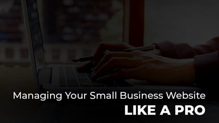 Managing your small business website