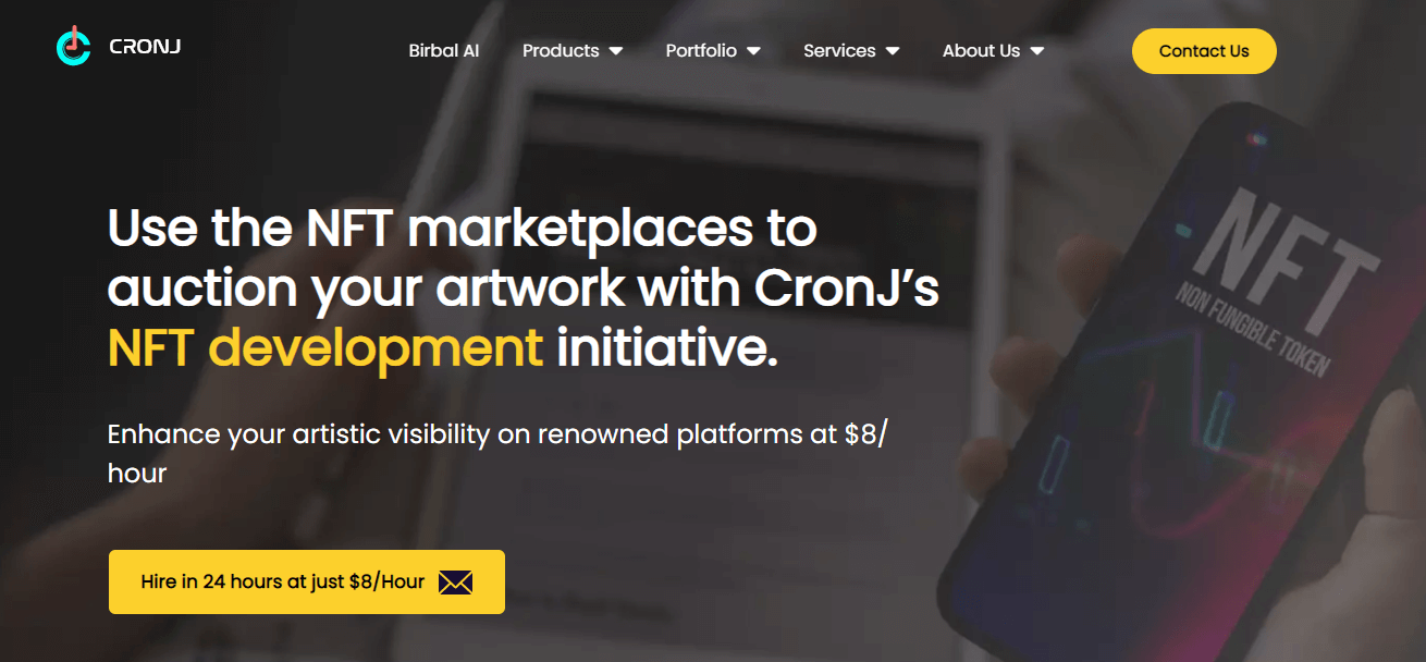 Cronj- Best NFT marketplace app development agency