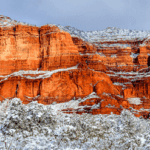 tremendous snow beauty sedona