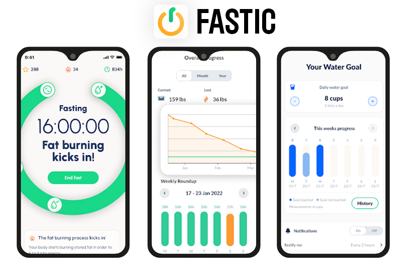Fastic Intermittent Fasting Apps 
